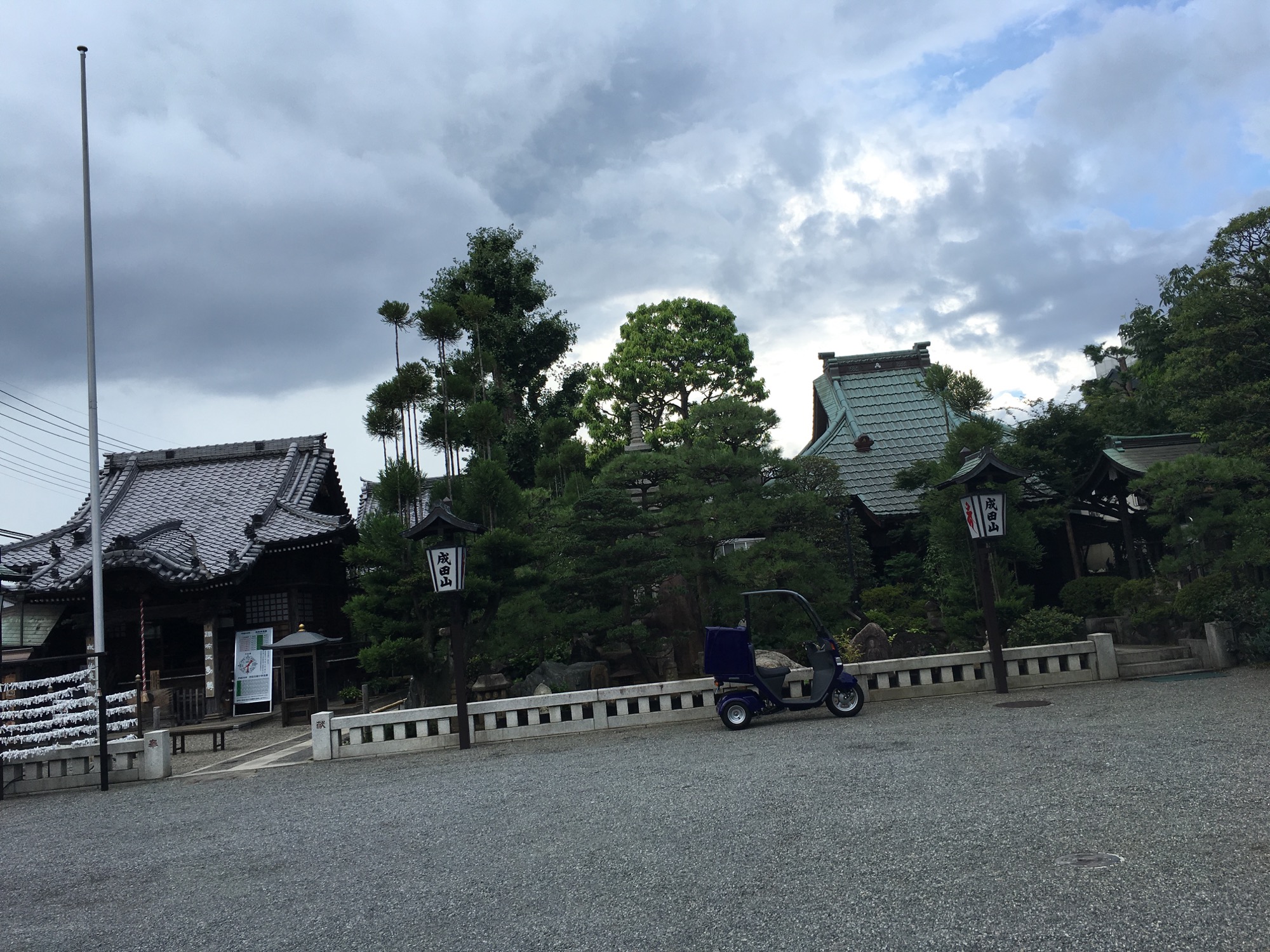 The nearby shrine