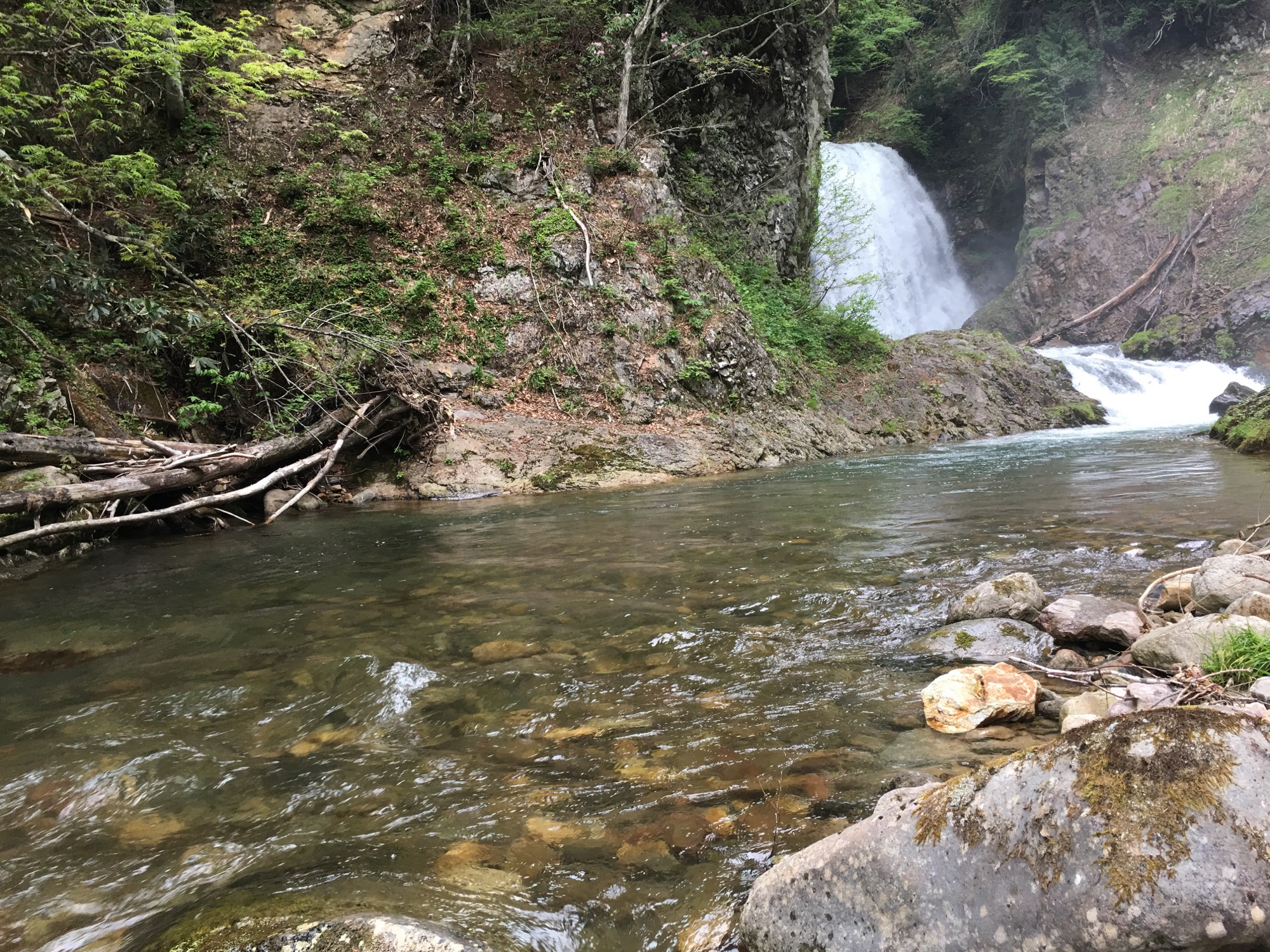 End of the day waterfall